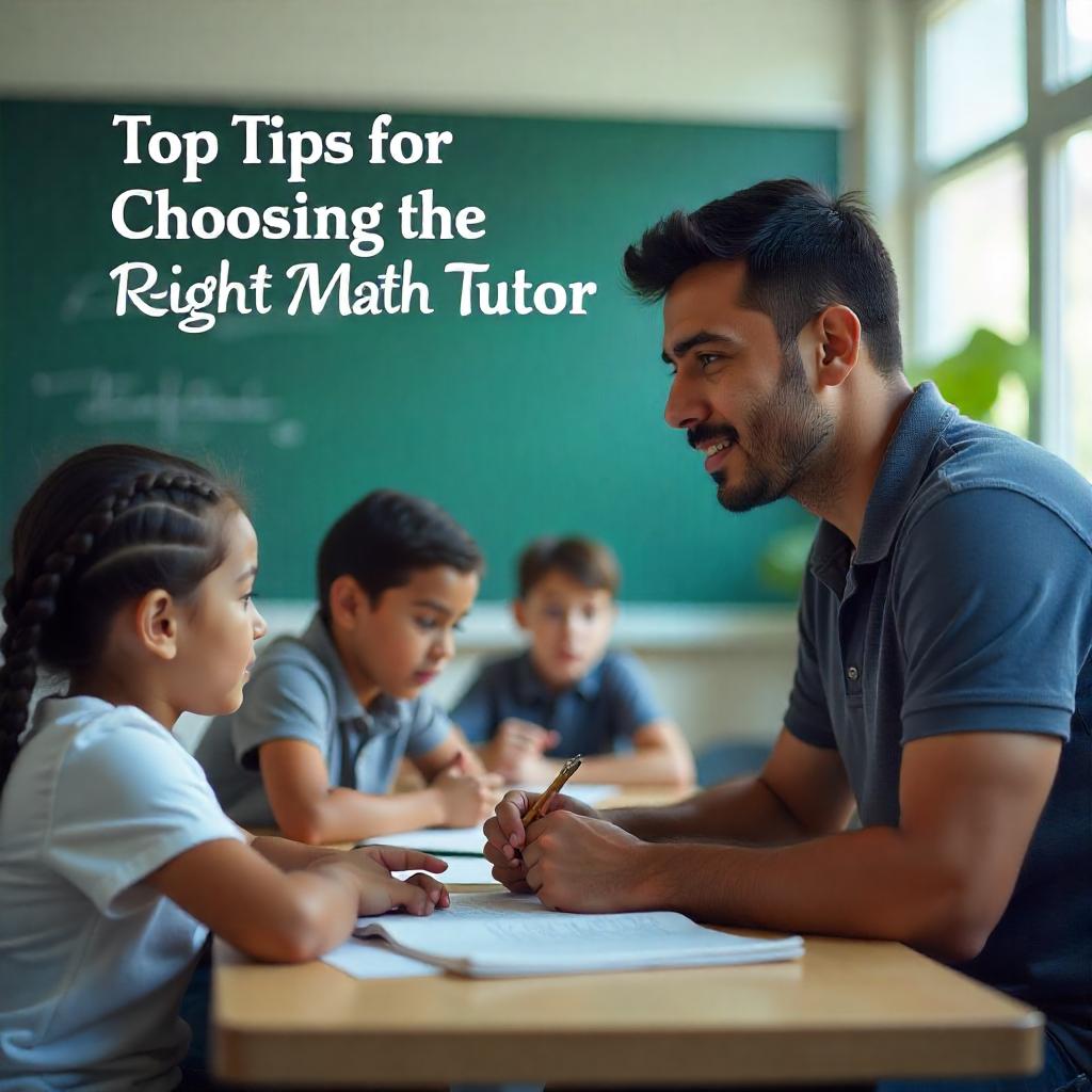 Top Tips for Choosing the Right Math Tutor