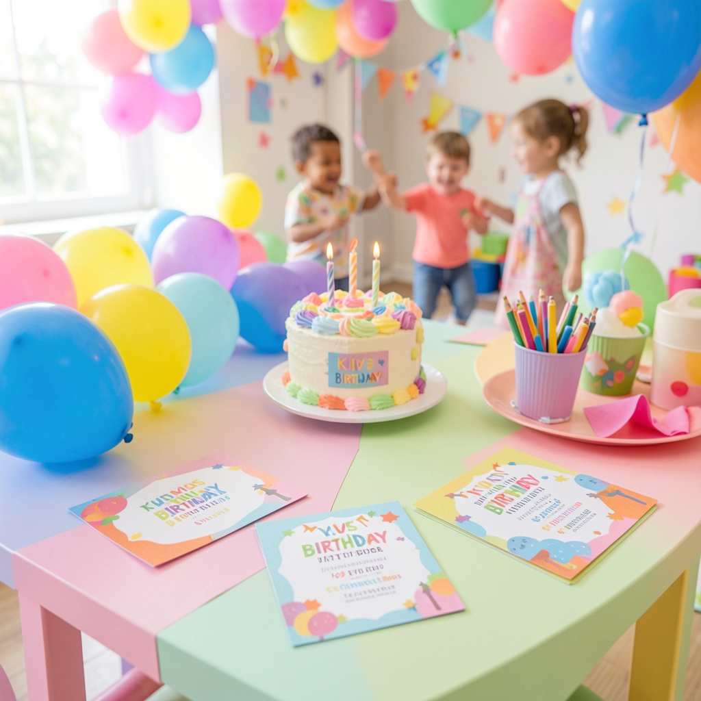 Charming Kids Birthday Invitations for a Memorable Celebration